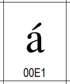 UTF00E1